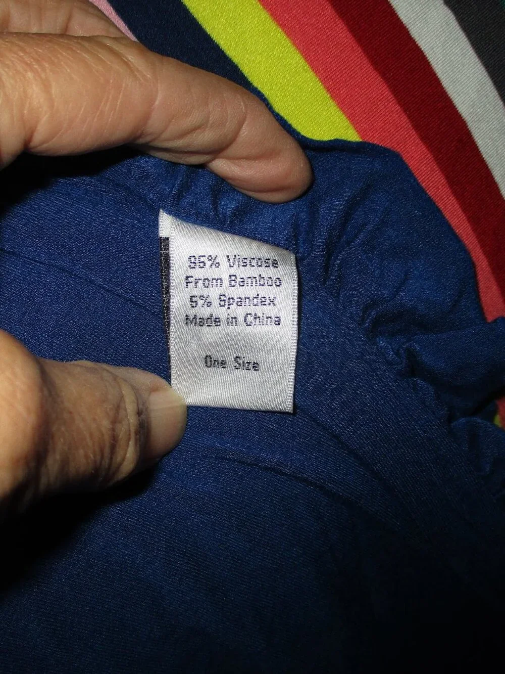 Kickee Pants Stroller Throw Blanket with Navy Blue Ruffle  Primary Colors